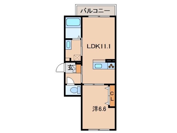 Ｆｅｌｉｃｅ紀三井寺の物件間取画像